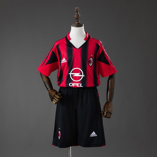 AC Milan 2004/2005 Home Kids Retro Kit