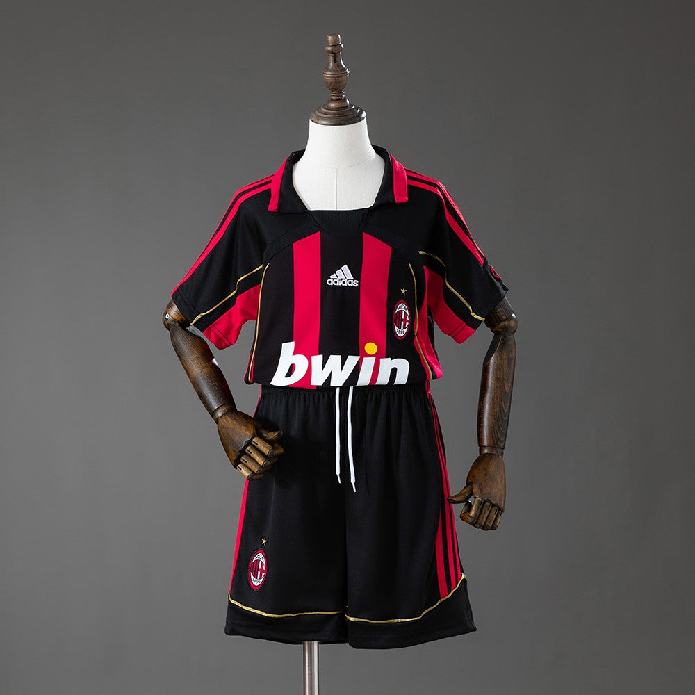 AC Milan 2006/2007 Home Kids Retro Kit
