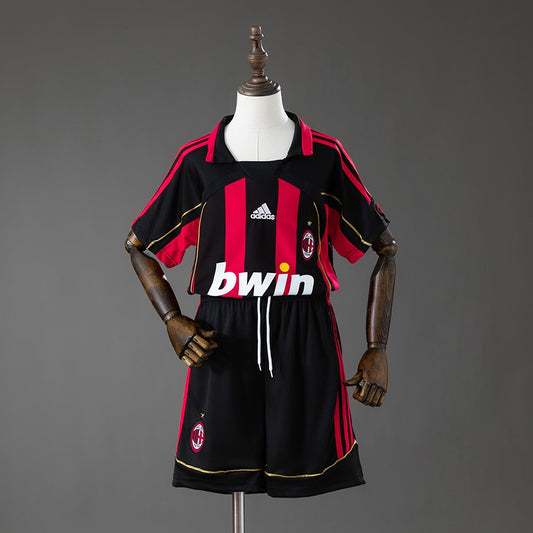 AC Milan 2006/2007 Home Kids Retro Kit