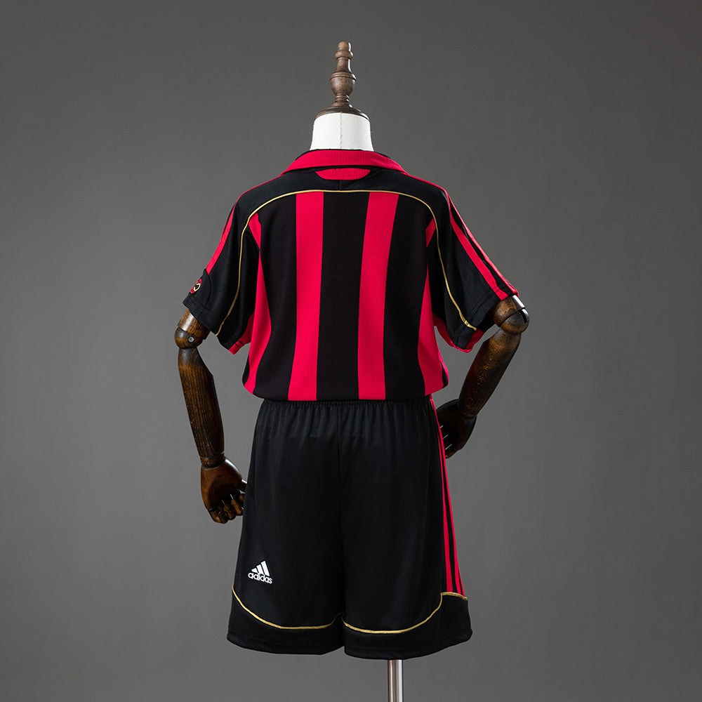 AC Milan 2006/2007 Home Kids Retro Kit