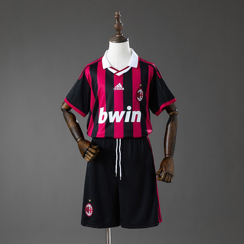 AC Milan 2009/2010 Home Kids Retro Kit