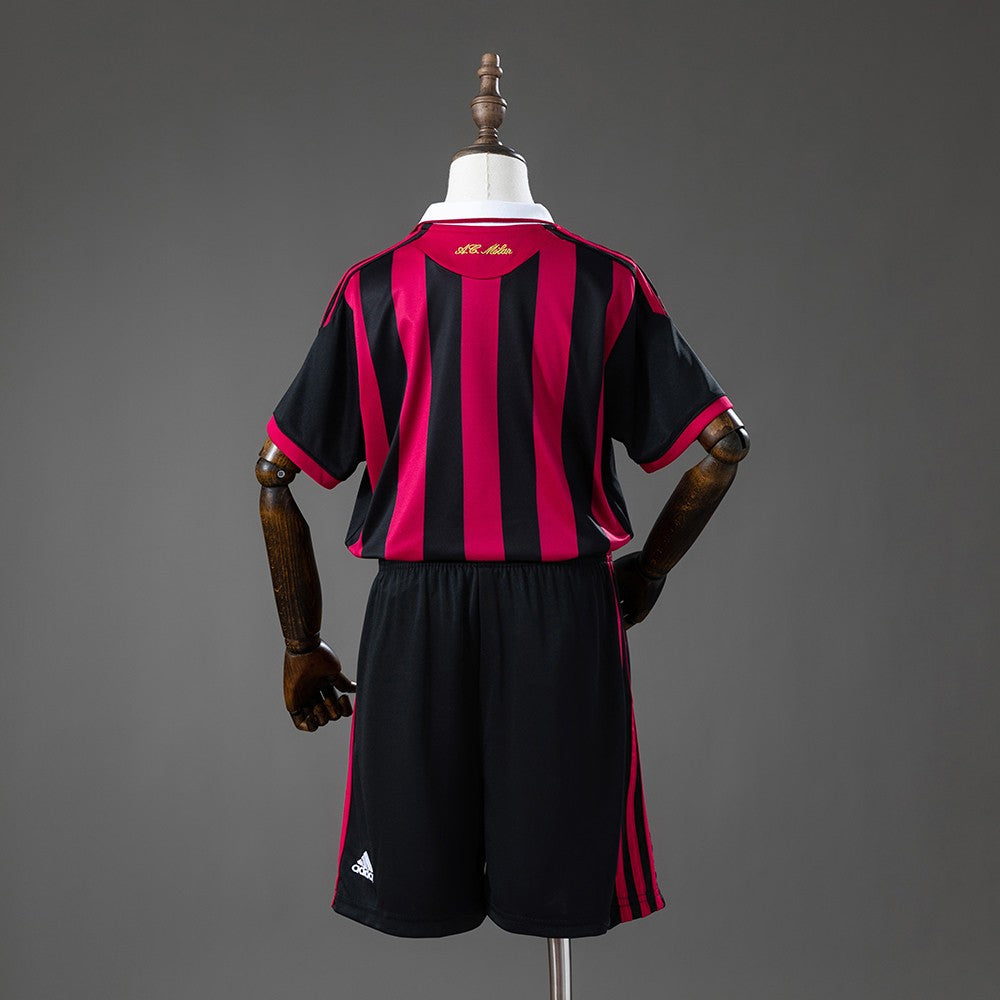 AC Milan 2009/2010 Home Kids Retro Kit