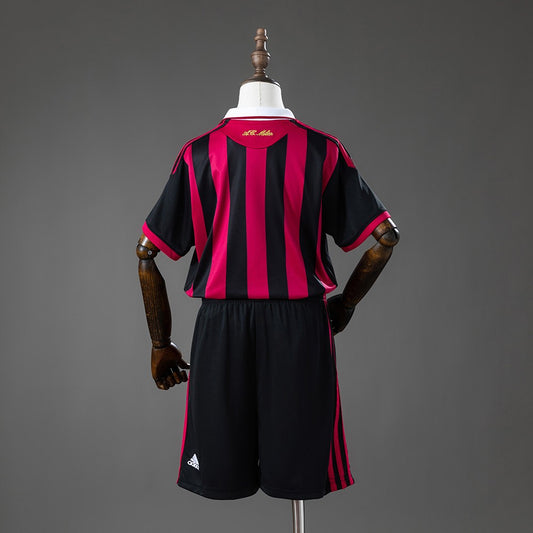 AC Milan 2009/2010 Home Kids Retro Kit