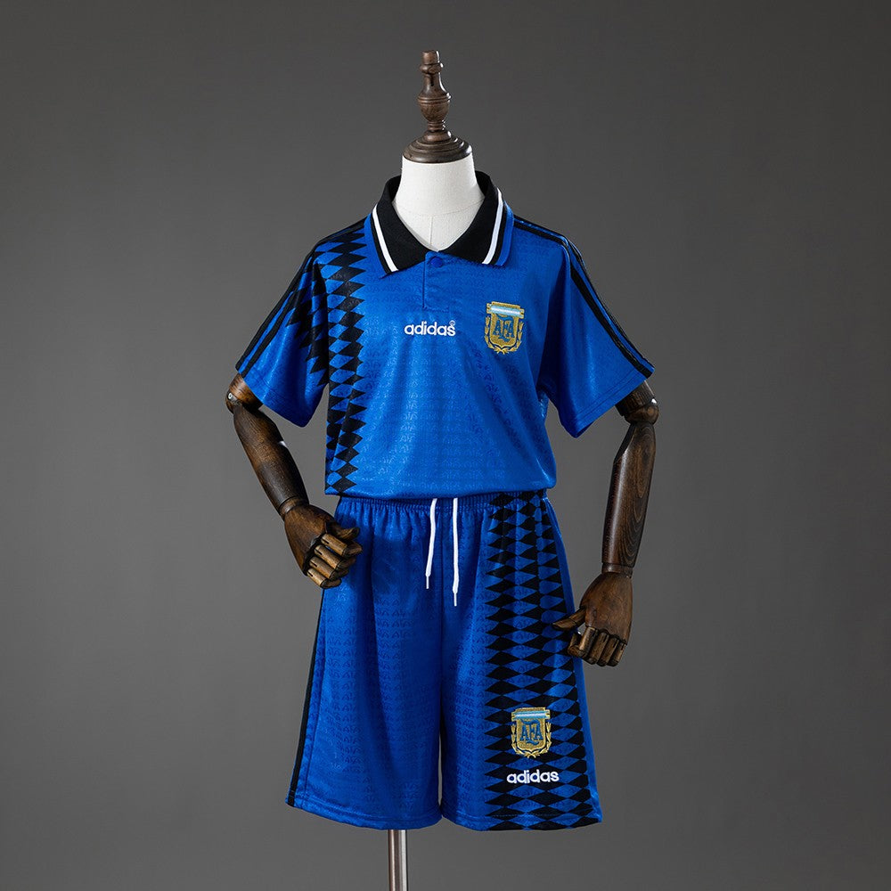 Argentina 1994 Away Kids Retro Kit