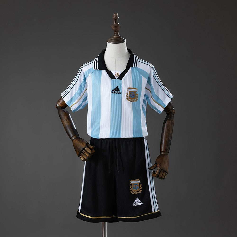 Argentina 1998 Home Kids Retro Kit