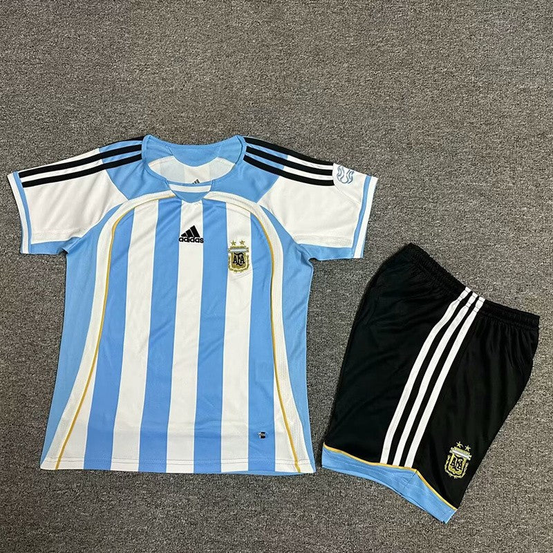 Argentina 2006 Home Kids Retro Kit