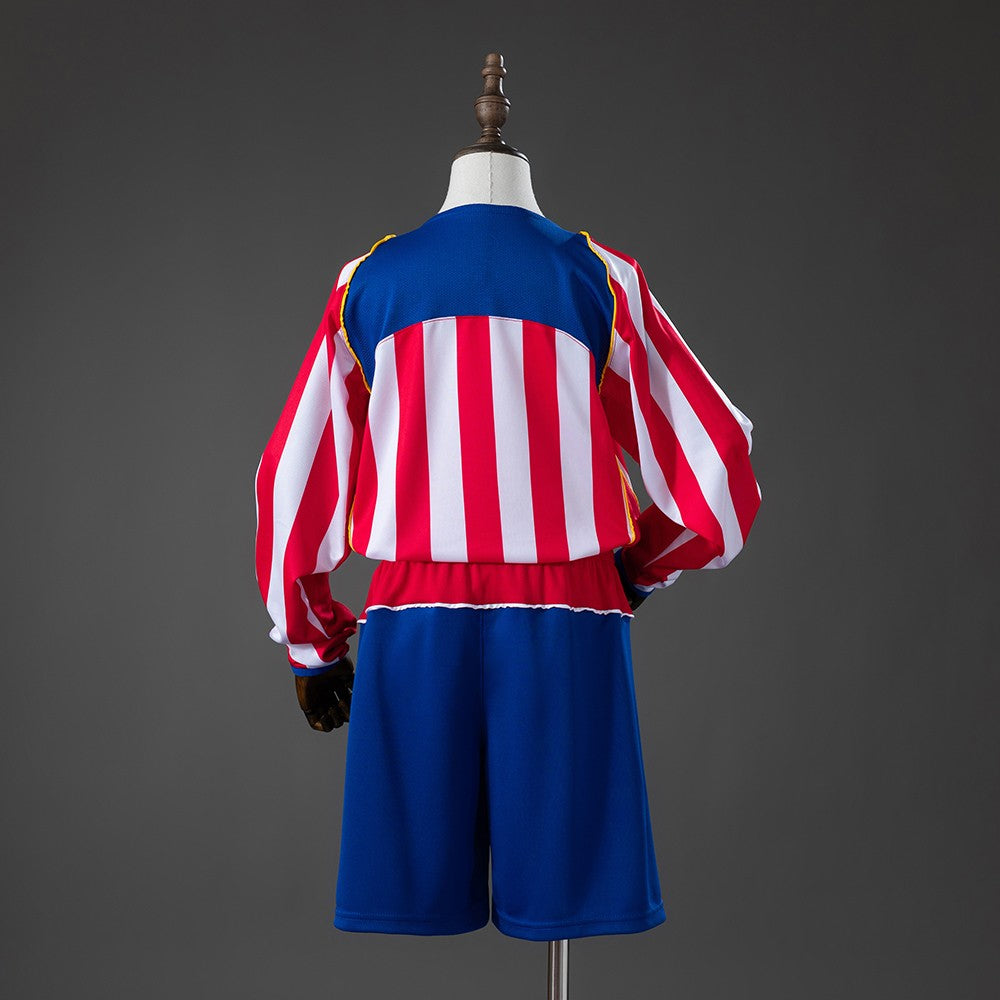 Atlético de Madrid 2004/2005 Home Long Sleeve Kids Retro Kit