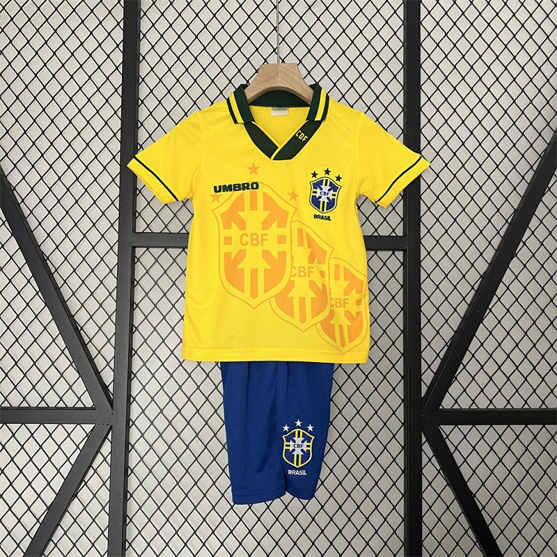 Brazil 1994 Home Kids Retro Kit