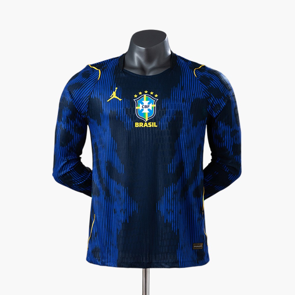 Brazil Away Player Long Sleeve Kit World Cup 2026