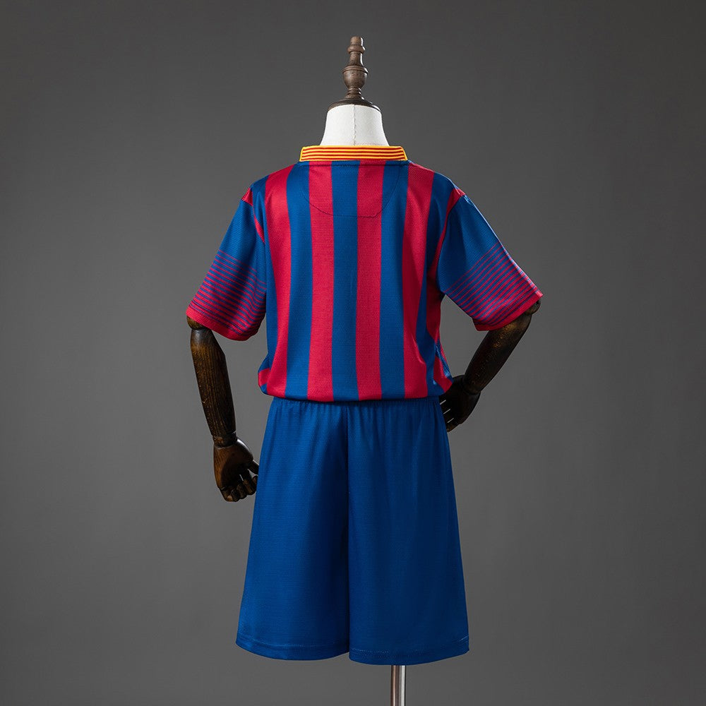 FC Barcelona 2013/2014 Home Kids Retro Kit