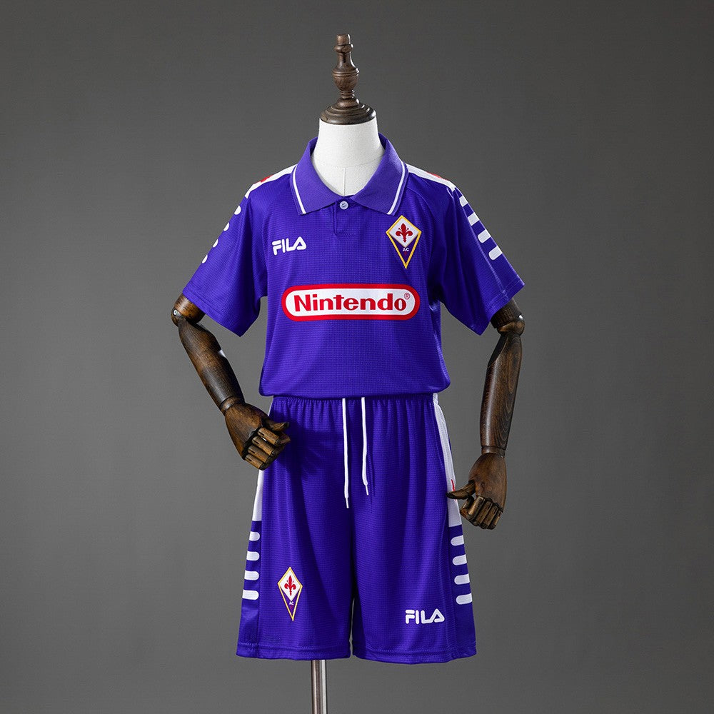 Fiorentina 1998/1999 Home Kids Retro Kit