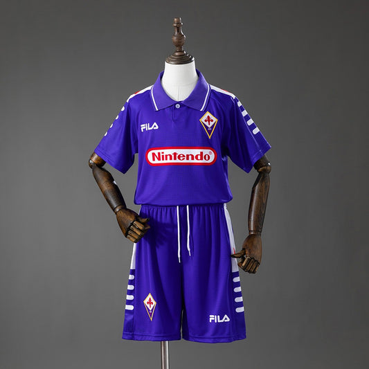Fiorentina 1998/1999 Home Kids Retro Kit