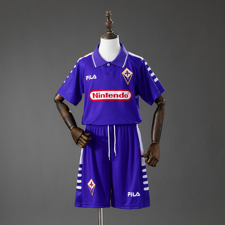 Fiorentina 1998/1999 Home Kids Retro Kit