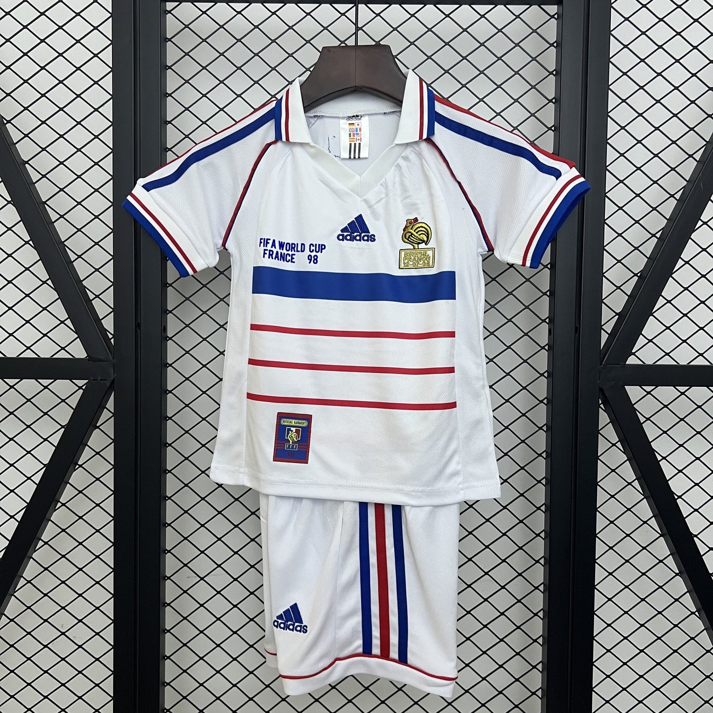 France 1998 Away Kids Retro Kit
