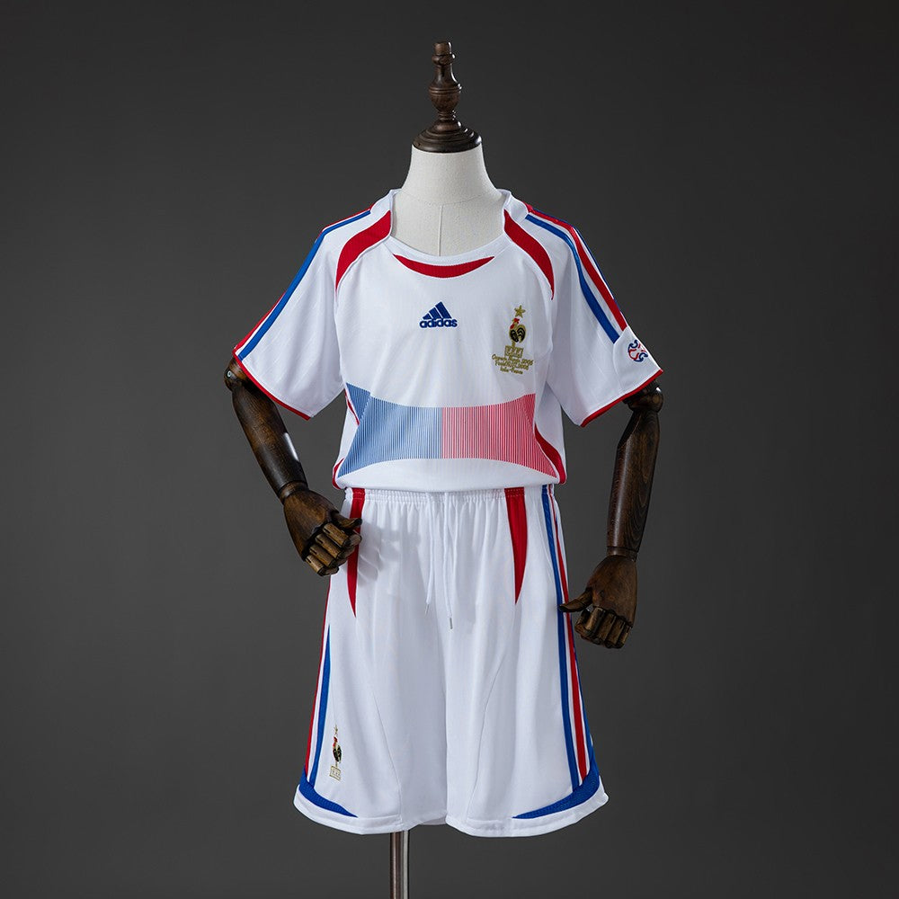 France 2006 Home Kids Retro Kit