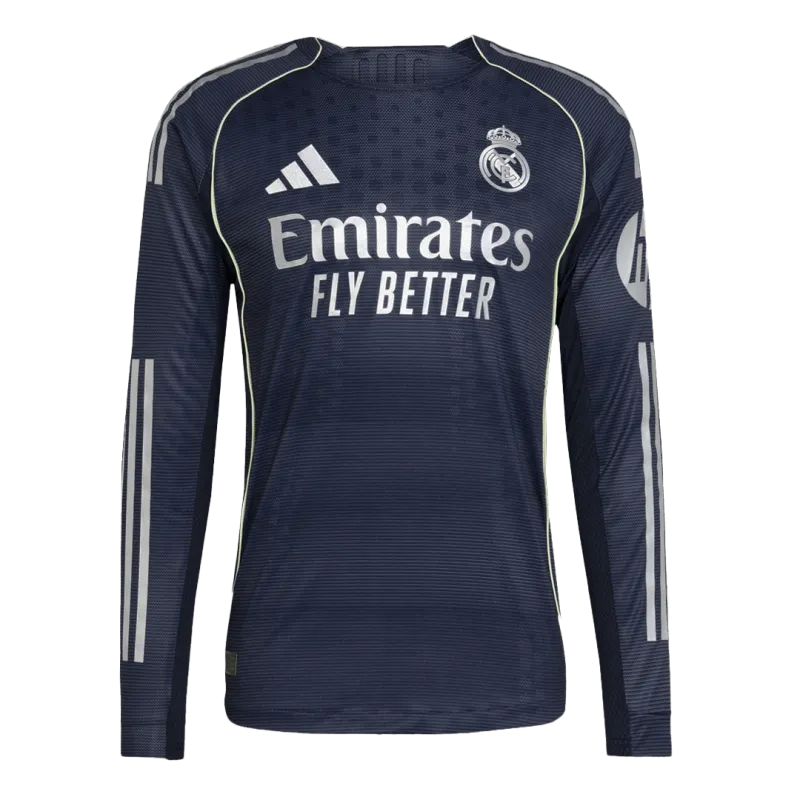 Real Madrid Away Player Kit 2025/26 Long Sleeve