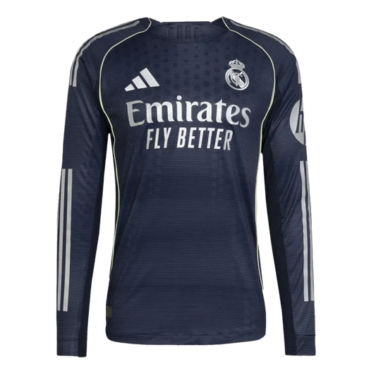 Real Madrid Away Player Kit 2025/26 Long Sleeve