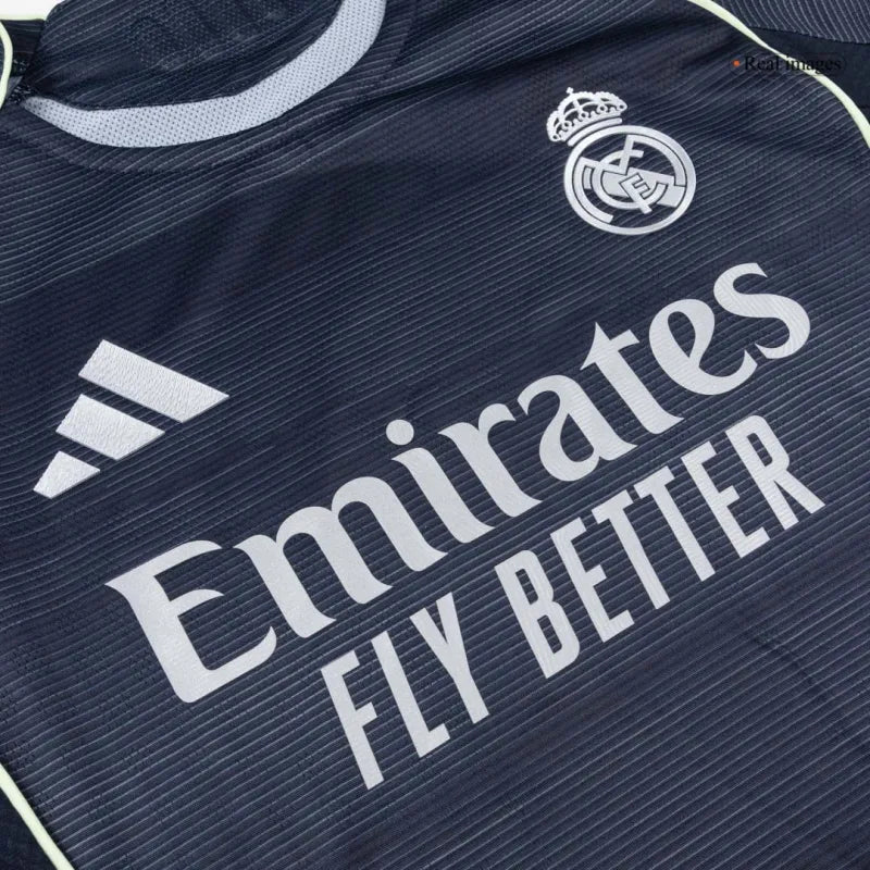 Real Madrid Away Player Kit 2025/26 Long Sleeve