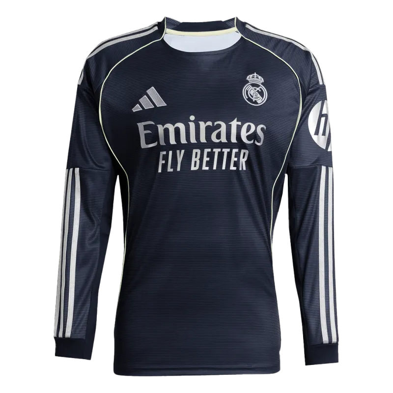 Real Madrid Away Replica Kit 2025/26 Long Sleeve