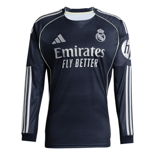 Real Madrid Away Replica Kit 2025/26 Long Sleeve