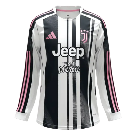Juventus Home Replica Long Sleeve Kit 2025/26