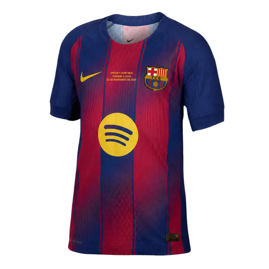 FC Barcelona Home Player Kit 2025/26 (Tornem A Casa)