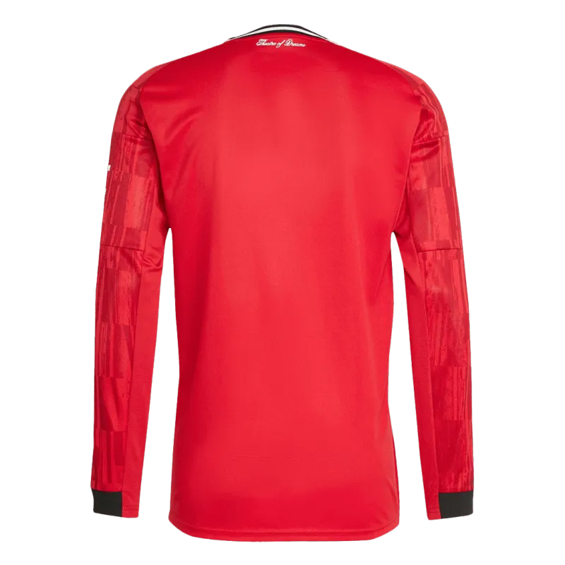 Manchester United Home Replica Kit 2025/26 Long Sleeve