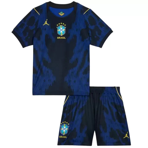 Kids Brazil Away Kit 2026 World Cup