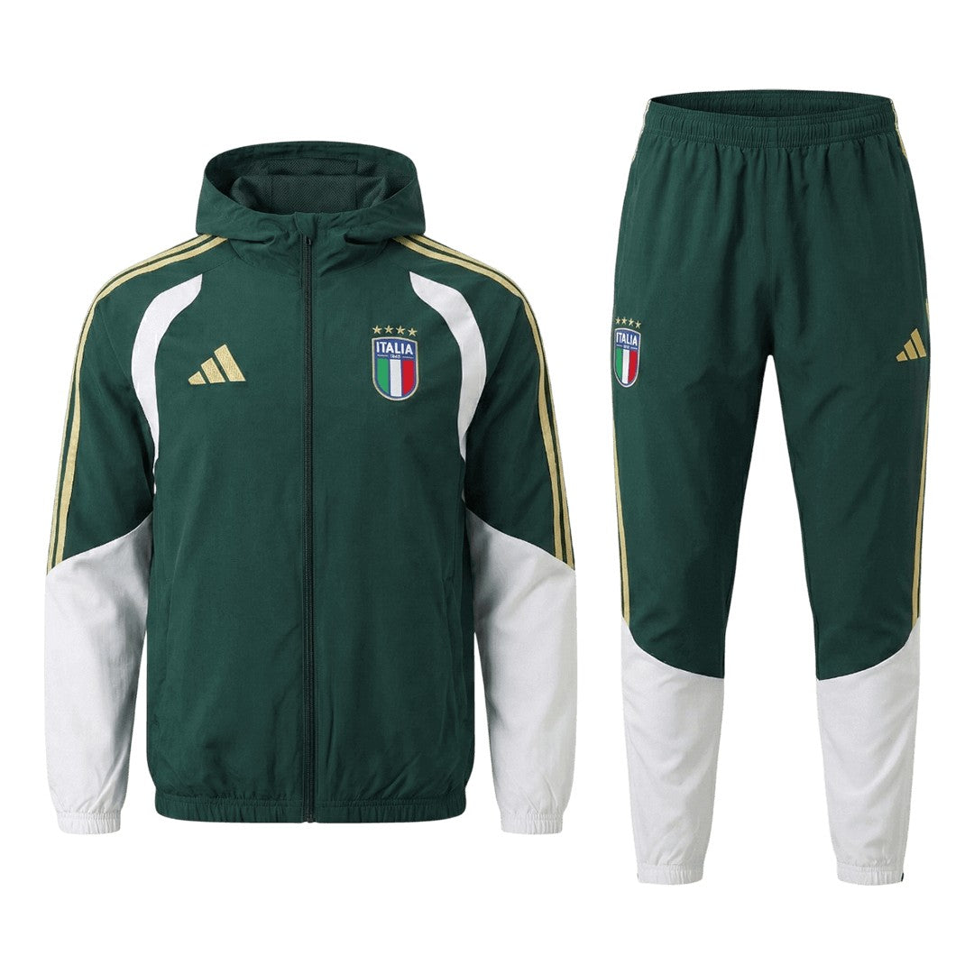 Italy Hoodie Tracksuit World Cup Green Italy Hoodie Tracksuit Green Tracksuit 2026/27