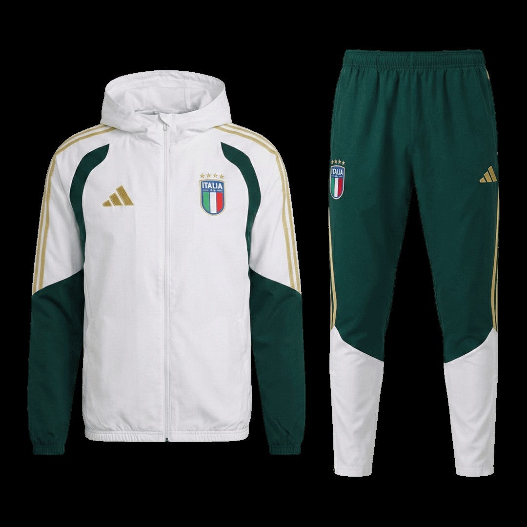 Italy Hoodie Tracksuit World Cup White Italy Hoodie Tracksuit White Tracksuit 2026/27