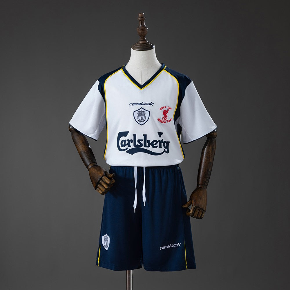 Liverpool 2001/2002 Away Kids Retro Kit