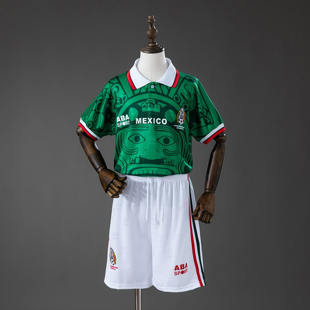 Mexico 1998 Home Kids Retro Kit