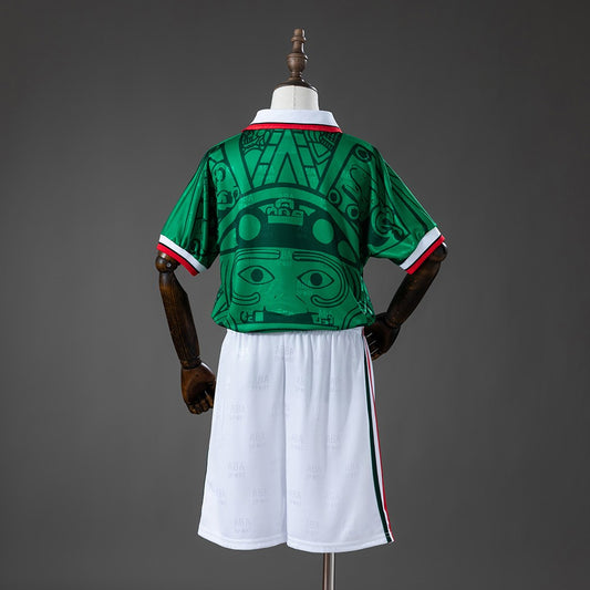Mexico 1998 Home Kids Retro Kit