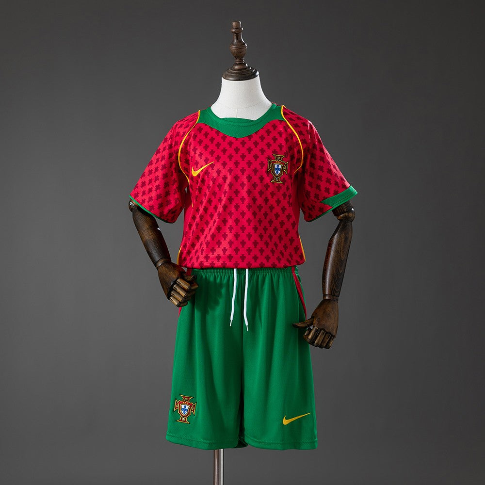 Portugal 2004 Home Kids Retro Kit