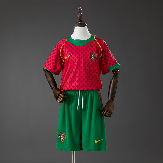 Portugal 2004 Home Kids Retro Kit