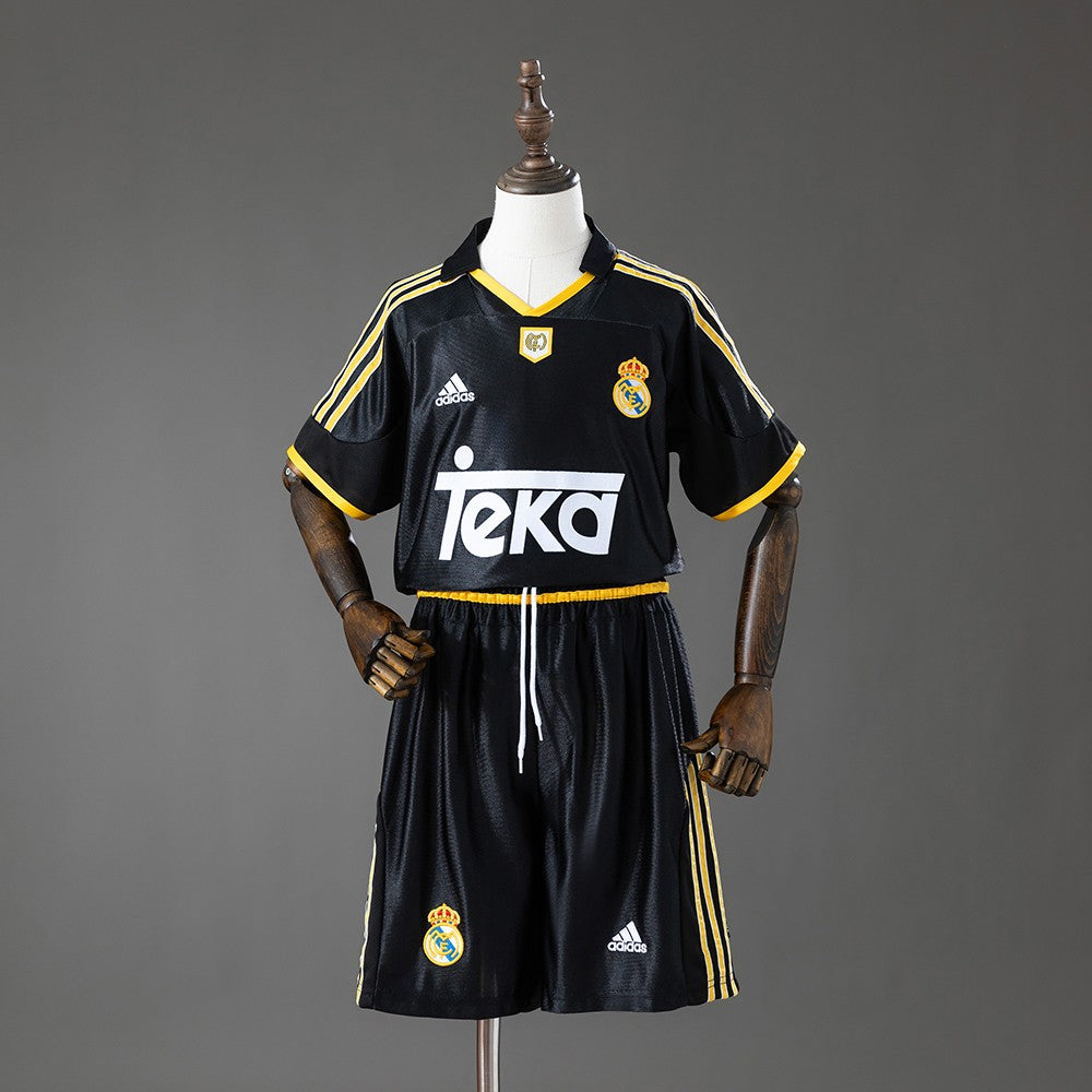 Real Madrid 1999/2001 Away Kids Retro Kit