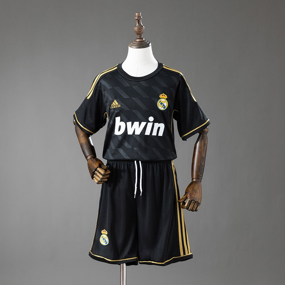 Real Madrid 2011/2012 Away Kids Retro Kit