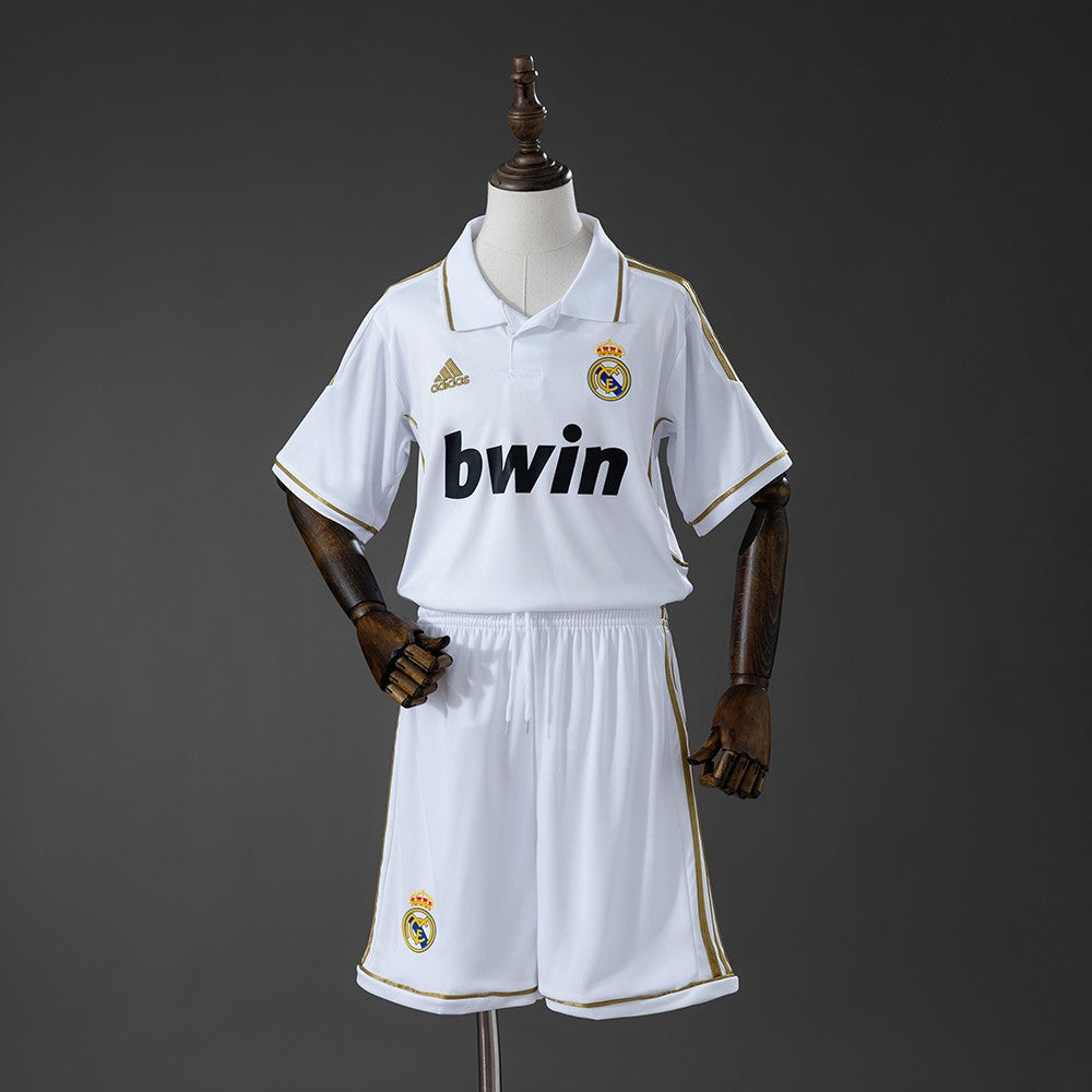 Real Madrid 2011/2012 Home Kids Retro Kit