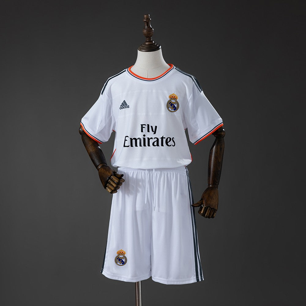 Real Madrid 2013/2014 Home Kids Retro Kit