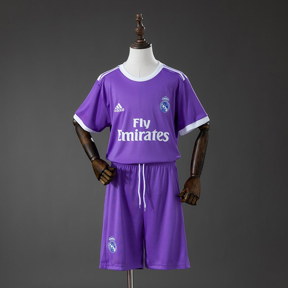 Real Madrid 2016/2017 Away Kids Retro Kit