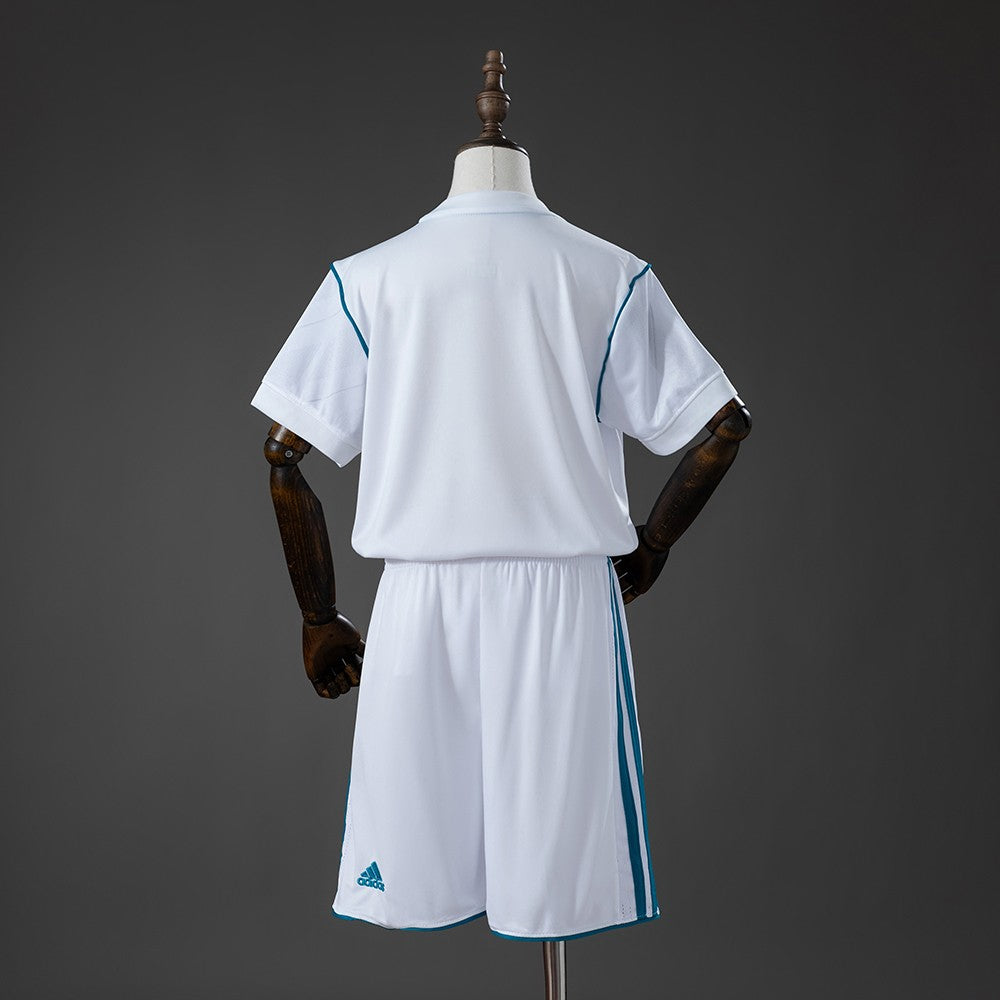 Real Madrid 2017/2018 Home Kids Retro Kit