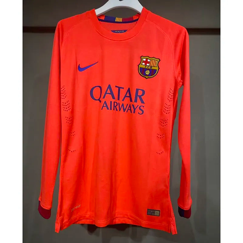 FC Barcelona Retro Away Kit 2014/15 Long Sleeve