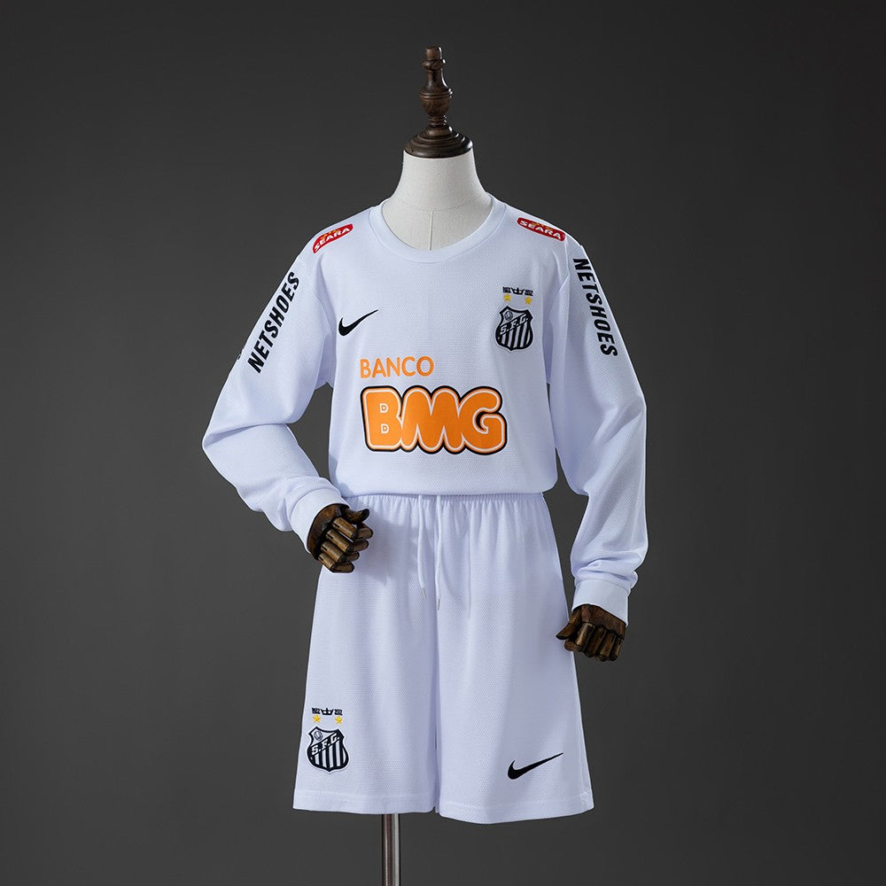 Santos 2012/2013 Home Long Sleeve Kids Retro Kit