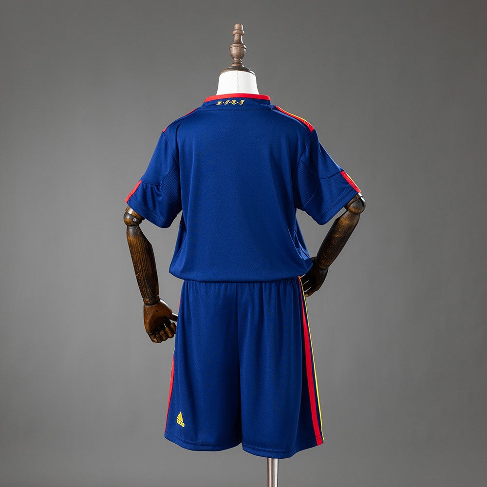 Spain 2010 Away Kids Retro Kit