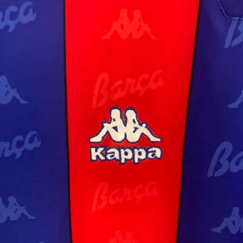 FC Barcelona Retro Home Kit 1996/97 Long Sleeve