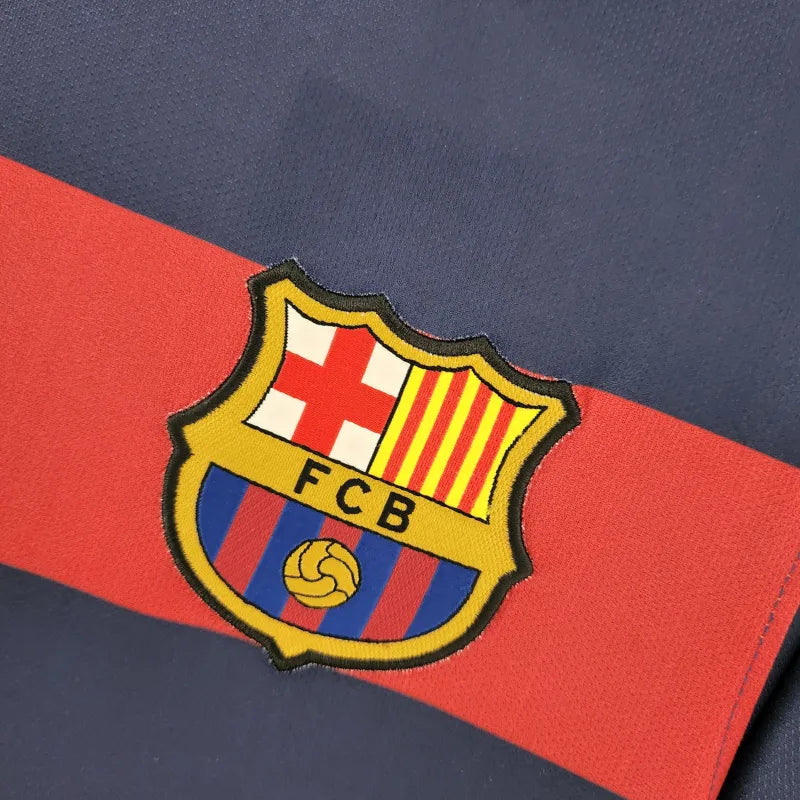 FC Barcelona Retro Home Kit 2015/16 Long Sleeve
