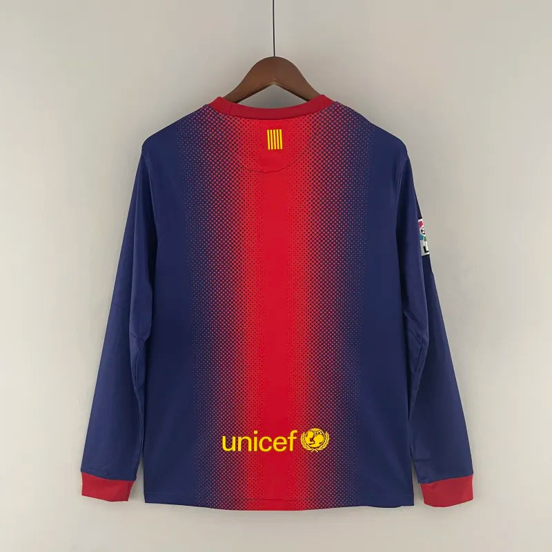 FC Barcelona Retro Home Kit 2012/13 Long Sleeve