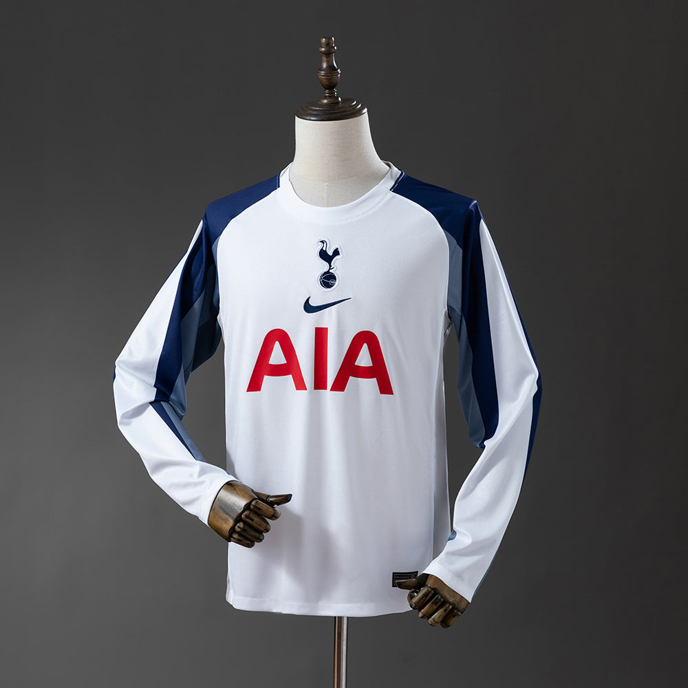 Tottenham 2025/26 Home Stadium Long Sleeve Jersey