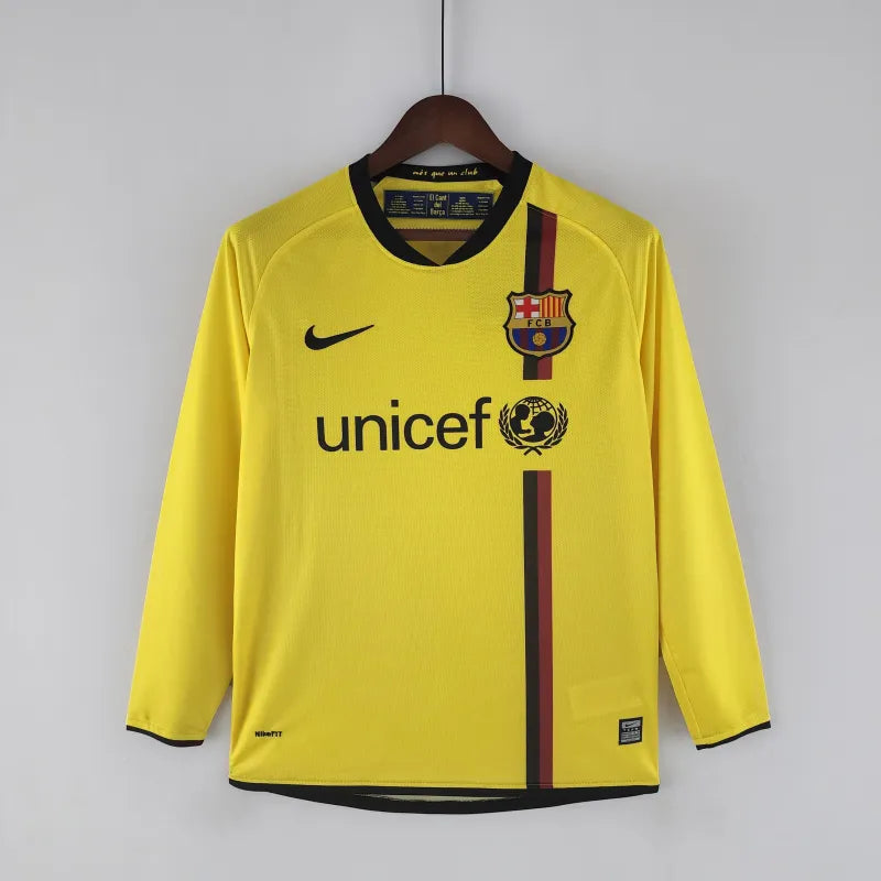FC Barcelona Retro Away Kit 2008/09 Long Sleeve