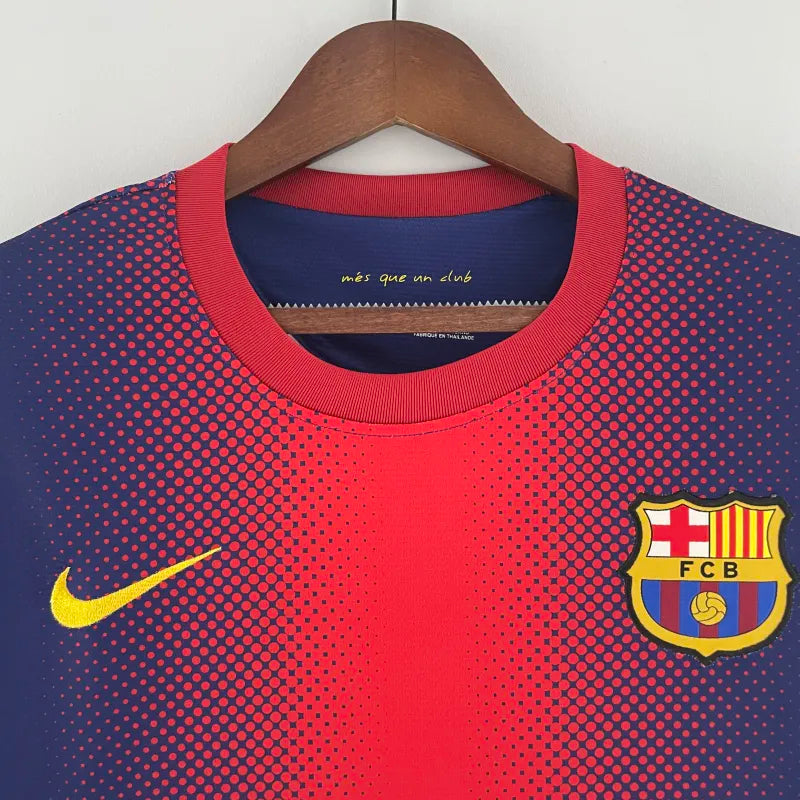 FC Barcelona Retro Home Kit 2012/13 Long Sleeve